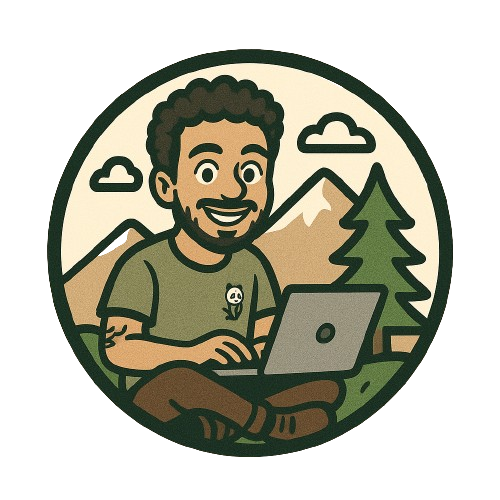 Remote worker in nature